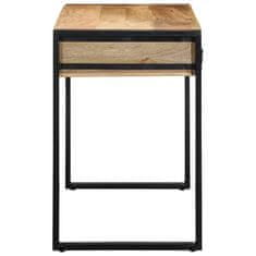 Vidaxl Pisalna miza 100x50x75 cm Masivni neobdelan les Mango