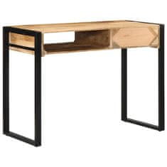 Vidaxl Pisalna miza 100x50x75 cm Masivni neobdelan les Mango