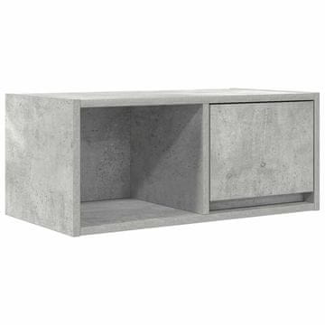 Vidaxl TV omarica betonsko siva 60x31x25,5 cm inženirski les