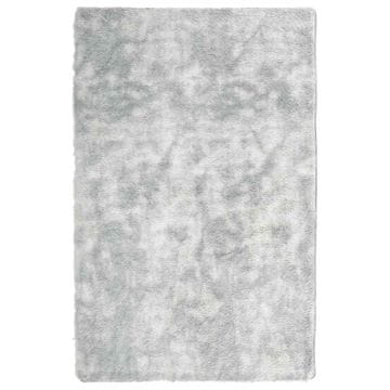 Vidaxl Visoka košata preproga NAVARRA svetlo siva 130x200 cm poliester