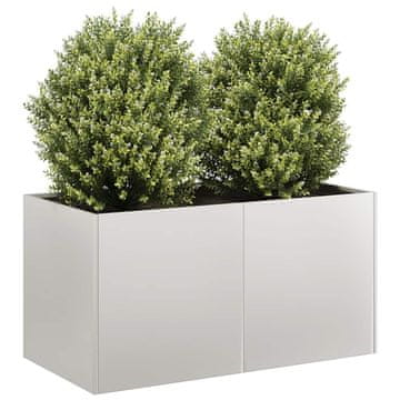 Vidaxl vidaXL Cvetlični lonec 80x40x40 cm nerjaveče jeklo