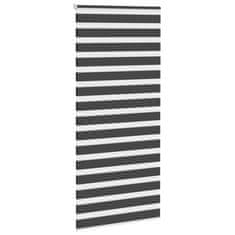 Vidaxl idaXL Zebra senčilo črna 100x200 cm tkanina širina 95,9 cm poliester