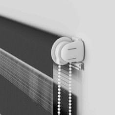 Vidaxl idaXL Zebra senčilo črna 145x150 cm tkanina širina 140,9 cm poliester