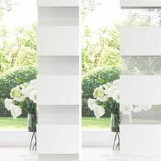 Vidaxl idaXL Zebra senčilo črna 145x150 cm tkanina širina 140,9 cm poliester