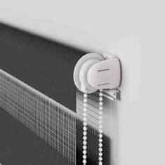 Vidaxl idaXL Zebra senčilo črna 165x100 cm tkanina širina 160,9 cm poliester