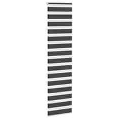 Vidaxl idaXL Zebra senčilo črna 65x230 cm tkanina širina 60,9 cm poliester