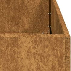 Vidaxl Planter Rusty 80x80x30 cm Vremensko odporno jeklo