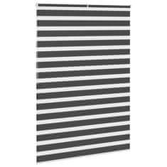 Vidaxl idaXL Zebra senčilo črna 165x200 cm tkanina širina 160,9 cm poliester