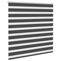 Vidaxl idaXL Zebra senčilo črna 150x150 cm tkanina širina 145,9 cm poliester