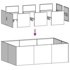Vidaxl Sadilnik 120x80x40 cm iz nerjavečega jekla