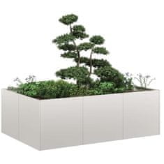 shumee vidaXL Sadilnik 120x80x40 cm iz nerjavečega jekla