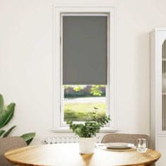 shumee vidaXL Roller Blind Blackout siv 50x150 cm Širina tkanine 45,7 cm