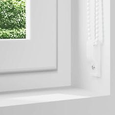Vidaxl Roleta za okna 120 x 230 cm umazano bela