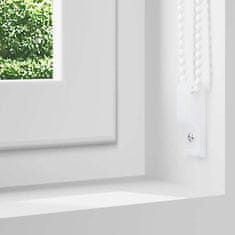 Vidaxl Roleta za okna 100 x 230 cm umazano bela