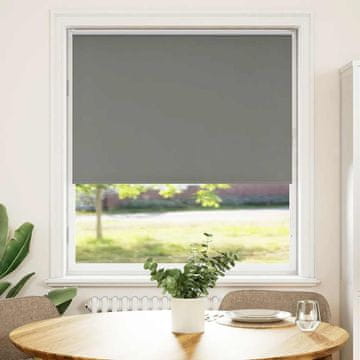 Vidaxl vidaXL Zatemnitvena rolo senčila siva 115x130 cm širina blaga 110,7 cm