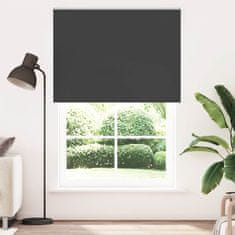 shumee vidaXL roleta Blackout Black 155x230 cm Širina tkanine 151,6 cm