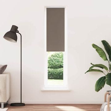 Vidaxl vidaXL Zatemnitvena rolo senčila kavne barve 55x230 cm, širina blaga