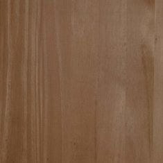 Vidaxl Stenski obešalnik za plašče SANDNES 43x30x42 cm les borovega