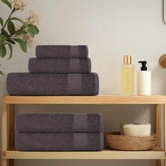 Vidaxl Brisače 50 kos FROGN antracit 15x21 cm 100 % bombaž