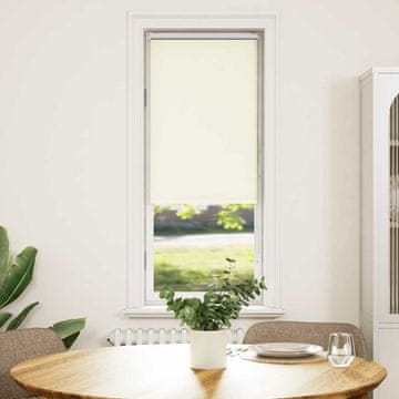 Vidaxl vidaXL Zatemnitvena rolo senčila umazano bela 55x130 cm, širina blaga