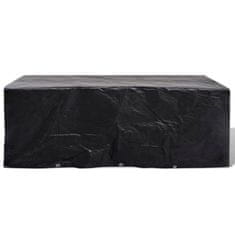 Vidaxl Pokrivalo za vrtno pohištvo z 8 obročki 229x113x73 cm