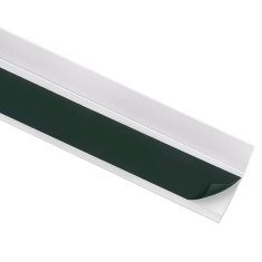 Vidaxl Obrobe za stopnice L-oblike 15 kosov aluminij 100 cm srebrne