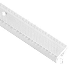 Vidaxl Obrobe za stopnice L-oblike 15 kosov aluminij 90 cm srebrne