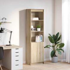shumee vidaXL Visoka omara sonoma hrast 50x35x180 cm inženirski les