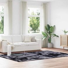 shumee vidaXL Visoka košata preproga NAVARRA temno siva 200x290 cm poliester
