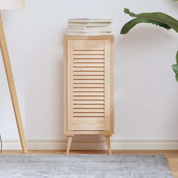 shumee vidaXL Vrata za omarico z letvicami 61,5x29,5 cm trdna borovina