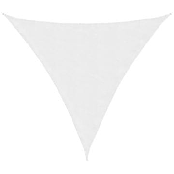 Vidaxl Senčno jadro oksford blago trikotno 4,5x4,5x4,5 m belo