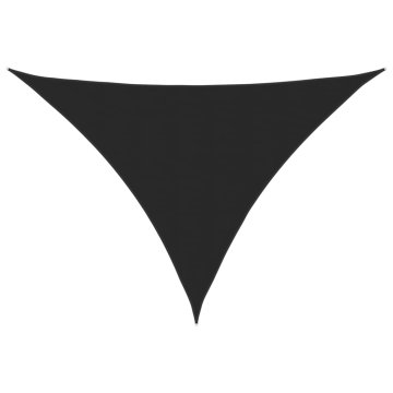 Vidaxl Senčno jadro oksford blago trikotno 2,5x2,5x3,5 m črno