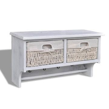 Vidaxl Stenska polica 60x23,5x33 cm les pavlovnije