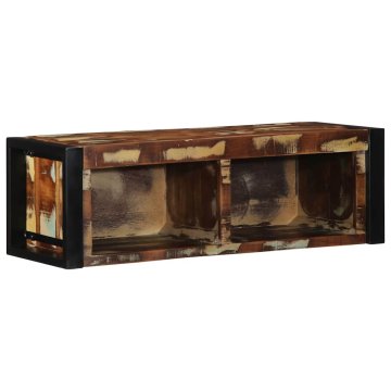 Vidaxl TV omarica Multicolor 80x30x25 cm Masivni les Reclaimed