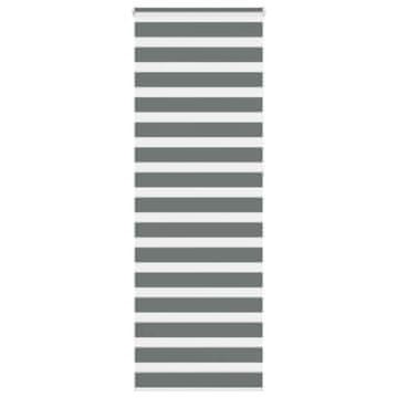 shumee vidaXL Zebra senčilo temno sivo 90x230 cm tkanina širina 85,9 cm