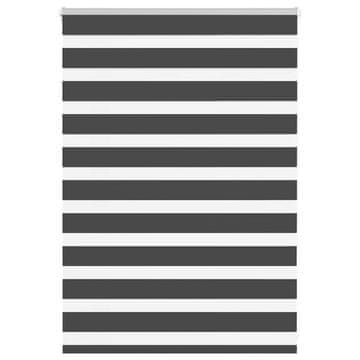 shumee idaXL Zebra senčilo črna 95x100 cm tkanina širina 90,9 cm poliester