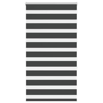 shumee idaXL Zebra senčilo črna 70x150 cm tkanina širina 65,9 cm poliester