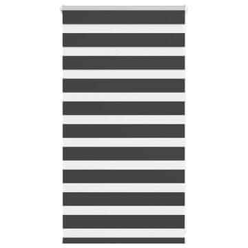 shumee idaXL Zebra senčilo črna 90x100 cm tkanina širina 85,9 cm poliester