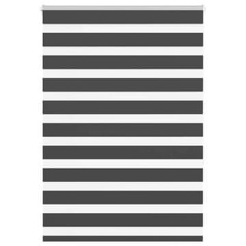 shumee idaXL Zebra senčilo črna 95x150 cm tkanina širina 90,9 cm poliester