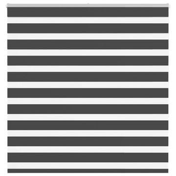 shumee idaXL Zebra senčilo črna 140x150 cm tkanina širina 135,9 cm poliester