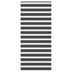 shumee idaXL Zebra senčilo črna 105x200 cm tkanina širina 100,9 cm poliester