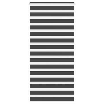 shumee idaXL Zebra senčilo črna 105x200 cm tkanina širina 100,9 cm poliester