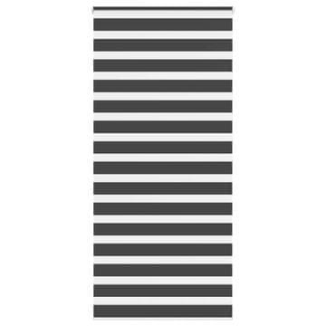 shumee idaXL Zebra senčilo črna 110x200 cm tkanina širina 105,9 cm poliester