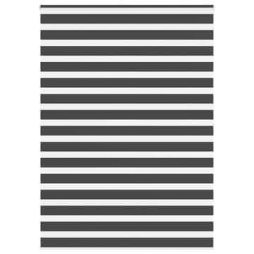 shumee idaXL Zebra senčilo črna 155x200 cm tkanina širina 150,9 cm poliester