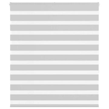 shumee vidaXL Zebra senčilo svetlo sivo 130x150 cm tkanina širina 125,9 cm