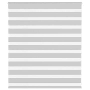 shumee vidaXL Zebra senčilo svetlo sivo 120x100 cm tkanina širina 115,9 cm