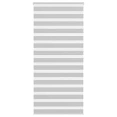 shumee vidaXL Zebra senčilo svetlo sivo 100x200 cm tkanina širina 95,9 cm