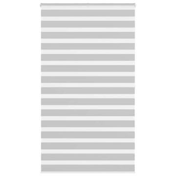 shumee vidaXL Zebra senčilo svetlo sivo 125x200 cm tkanina širina 120,9 cm