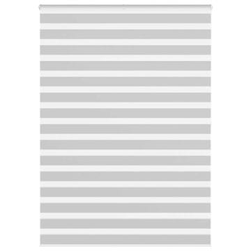 shumee vidaXL Zebra senčilo svetlo sivo 160x200 cm tkanina širina 155,9 cm