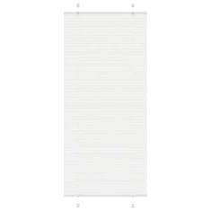 shumee vidaXL Plisirana žaluzija Bela 90x200 cm Širina tkanine 89,4 cm